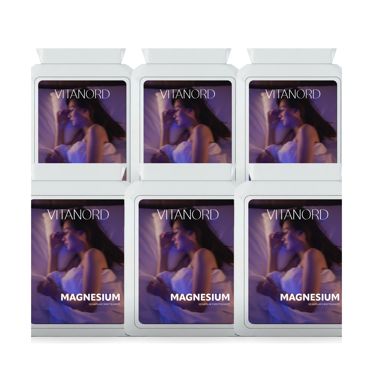 Vitanord Magnesium – 6 burkar