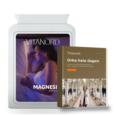 1 burk Vitanord Magnesium + gratis e-böcker