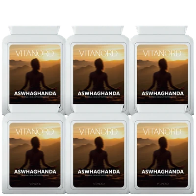 6 burkar Vitanord Ashwagandha