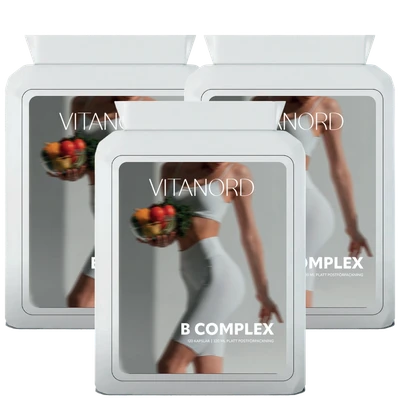 3 burkar Vitanord B-komplex